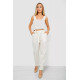 Брюки женские летние на манжете, цвет молочный, 244R350