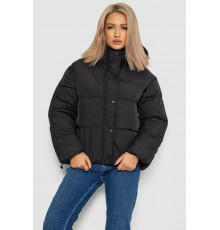 Куртка жіноча демісезонна, колір чорний, 244R703