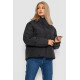 Куртка жіноча демісезонна, колір чорний, 244R703