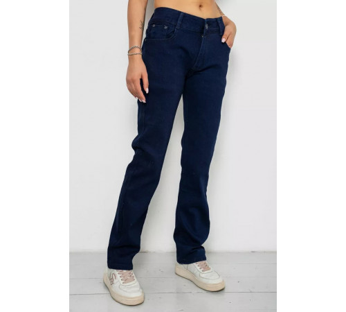 Джинсы женские стрейч, цвет синий, 244R1051