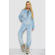 Спортивный костюм женский велюровый, цвет голубой, 238R107-1.