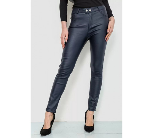 Штани жіночі стрейч, колір темно-синій, 246R3018