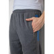 Спортивні штани чоловічі на флісі, колір сірий, 244R4934