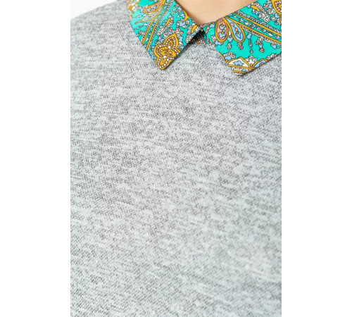 Блуза жіноча обманка, колір сірий, 230R542-1