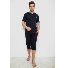 Пижама мужская с принтом, цвет синий, 243R2005.