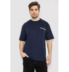 Футболка чоловіча з принтом, колір темно-синій, 244R2127