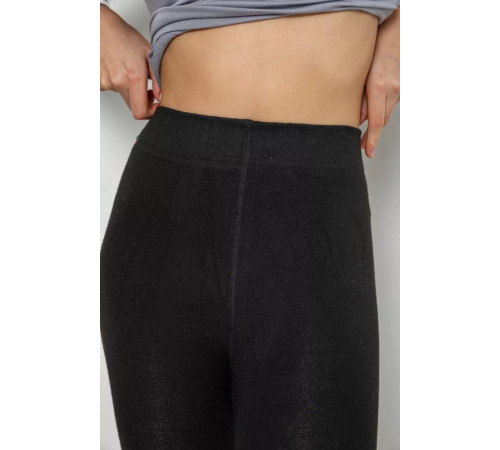 Колготи жіночі утеплені кашемірові, колір чорний, 139R66A