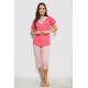 Женская пижама с принтом, цвет розовый, 243R19015.