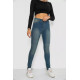 Джинсы женские средней посадки, цвет синий, 247R6247-1