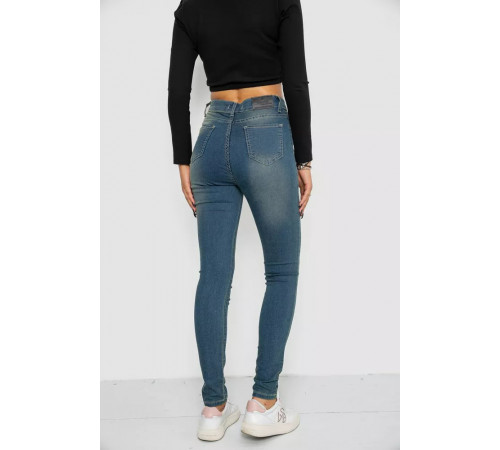 Джинсы женские средней посадки, цвет синий, 247R6247-1