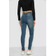Джинсы женские средней посадки, цвет синий, 247R6247-1