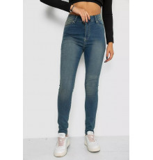 Джинсы женские средней посадки, цвет синий, 247R6247-1