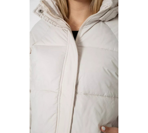 Куртка жіноча демісезонна, колір світло-бежевий, 244R2025-5