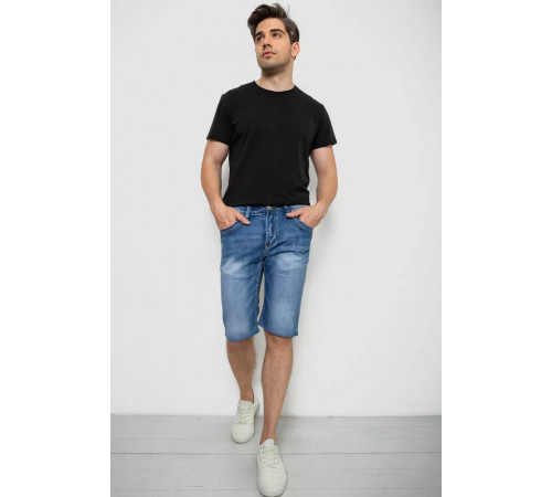 Шорты мужские джинсовые, цвет синий, 244RK7115