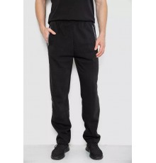 Спортивные брюки мужские на флисе, цвет черный, 244R41156
