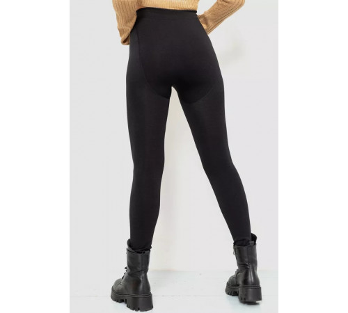 Лосіни на флісі 1800D, колір чорний, 139R869