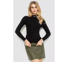 Водолазка женская трикотажная, цвет черный, 204R035