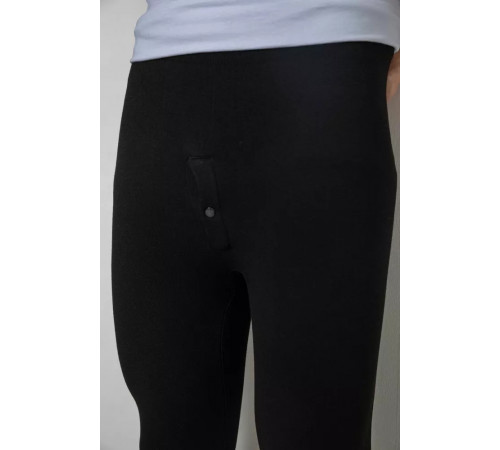 Термоштани чоловічі на хутрі, колір чорний, 139R519