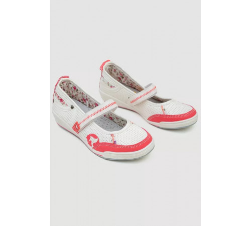 Балетки детские, цвет молочно-коралловый, 243RC6511