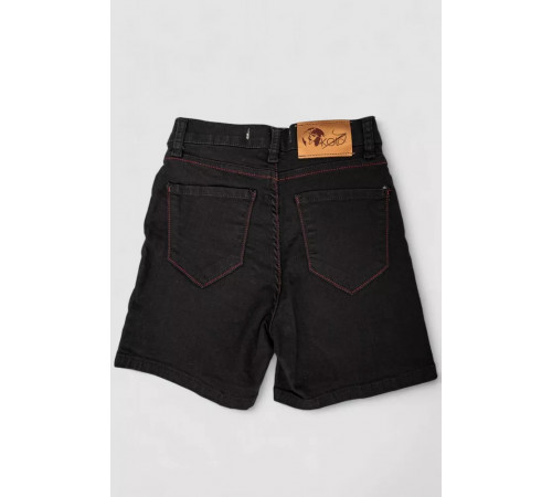 Шорты подростковые джинсовые для девочки, цвет черный, 247R923-3