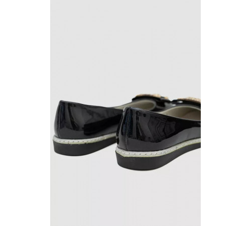 Туфли детские лаковые, цвет черный, 243RG067-7