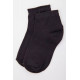 Дитячі однотонні шкарпетки, чорного кольору, 167R605-1