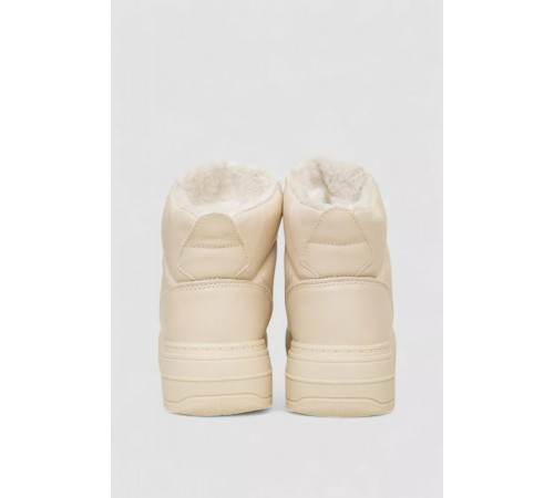 Кросівки жіночі зимові на хутрі, колір бежевий, 248RTM170