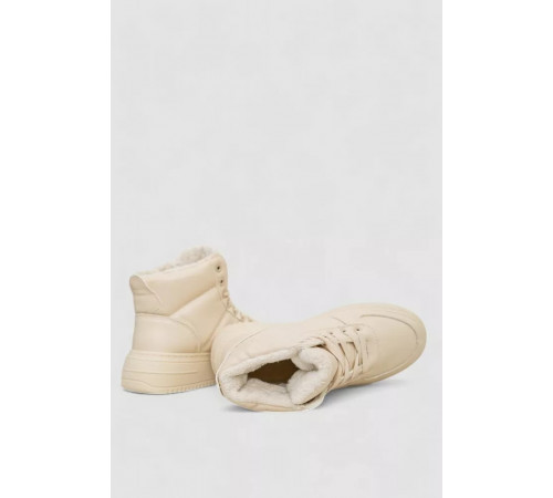 Кросівки жіночі зимові на хутрі, колір бежевий, 248RTM170