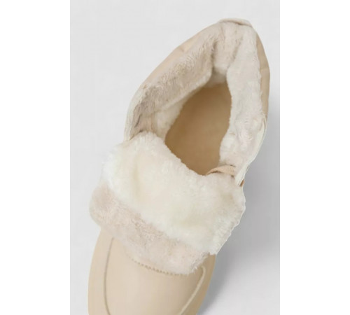 Кросівки жіночі зимові на хутрі, колір бежевий, 248RTM170