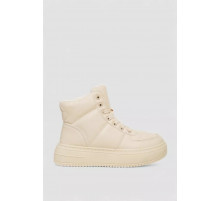 Кросівки жіночі зимові на хутрі, колір бежевий, 248RTM170