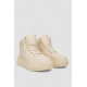 Кросівки жіночі зимові на хутрі, колір бежевий, 248RTM170