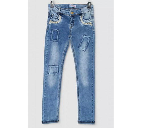 Джинси для дівчаток, колір синій, 247R3809