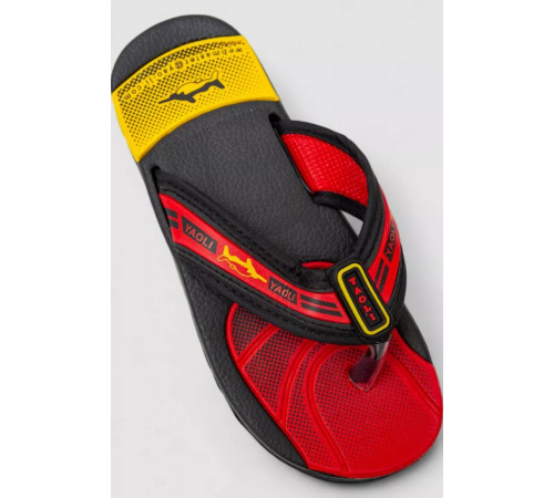 Вьетнамки детские для мальчиков 243R8423C-6, цвет Черно-красный