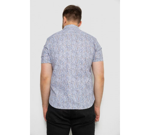 Сорочка чоловіча з принтом, колір сірий, 214R6917-8