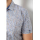 Сорочка чоловіча з принтом, колір сірий, 214R6917-8