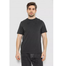 Футболка чоловіча з принтом, колір темно-сірий, 241R1902