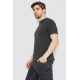 Футболка чоловіча з принтом, колір темно-сірий, 241R1902