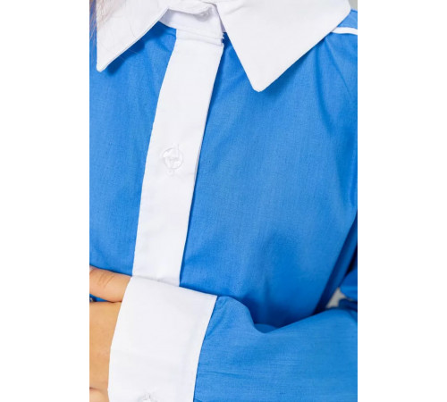 Блузка ошатна для дівчаток, колір темно-блакитний, 172R099