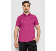 Сорочка чоловіча однотонна, колір малиновий, 214R6917-13