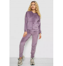 Спортивний костюм жіночий велюровий, колір світло-сливовий, 177R022-1