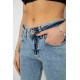 Джинси жіночі, колір блакитний, 244R1417