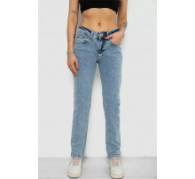 Джинси жіночі, колір блакитний, 244R1417