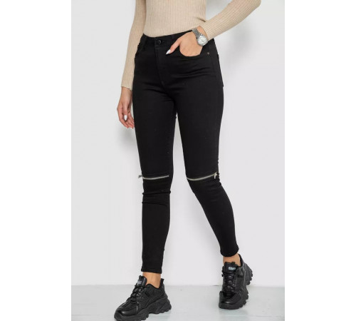 Джинсы женские, цвет черный, 244R4244