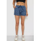 Шорти жіночі з принтом, колір джинс, 238R7164-2