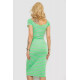 Сукня в смужку, колір сіро-салатовий, 244R536-1