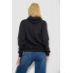Худі жіночий на тонкому флісі, колір чорний, 238R57162-10