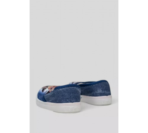 Слипоны детские для мальчика, цвет синий, 244R60662