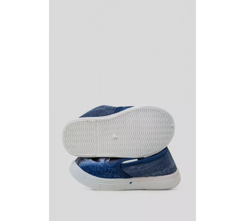 Слипоны детские для мальчика, цвет синий, 244R60662