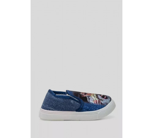 Слипоны детские для мальчика, цвет синий, 244R60662