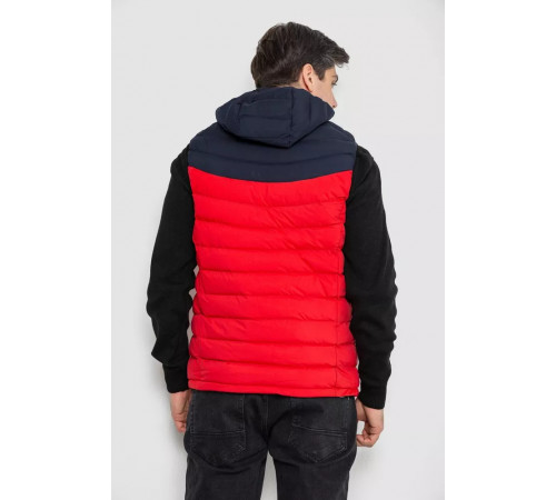 Жилетка мужская демисезонная, цвет сине-красный, 244R2323.